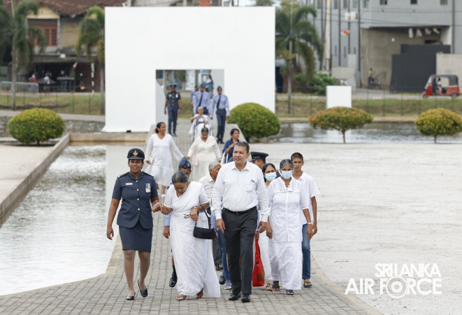 SLAF FALLEN WAR HEROES HONOURED AT THE WAR HEROES MONUMENT SLAF TRADE TRAINING SCHOOL, EKALA